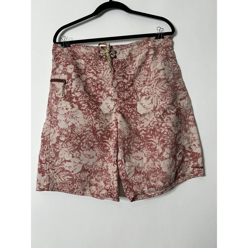 Patagonia Men Size 34 Red 100% Nylon Unlined Swim Trunk Shorts